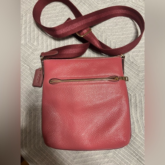 Coach signature shoulder/crossbody bag. Used one time. No issues or defects. - Picture 2 of 4